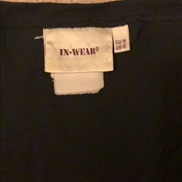 Black cross front long sleeved top sz S - Picture 3 of 3